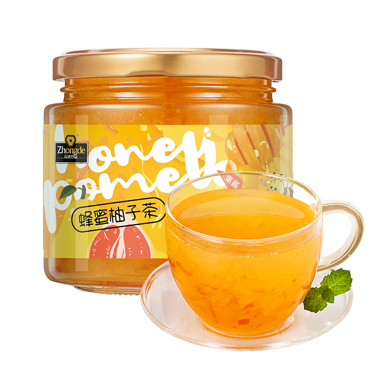 88VIP：Zhongde 众德食品 蜂蜜柚子茶450g 5.4元