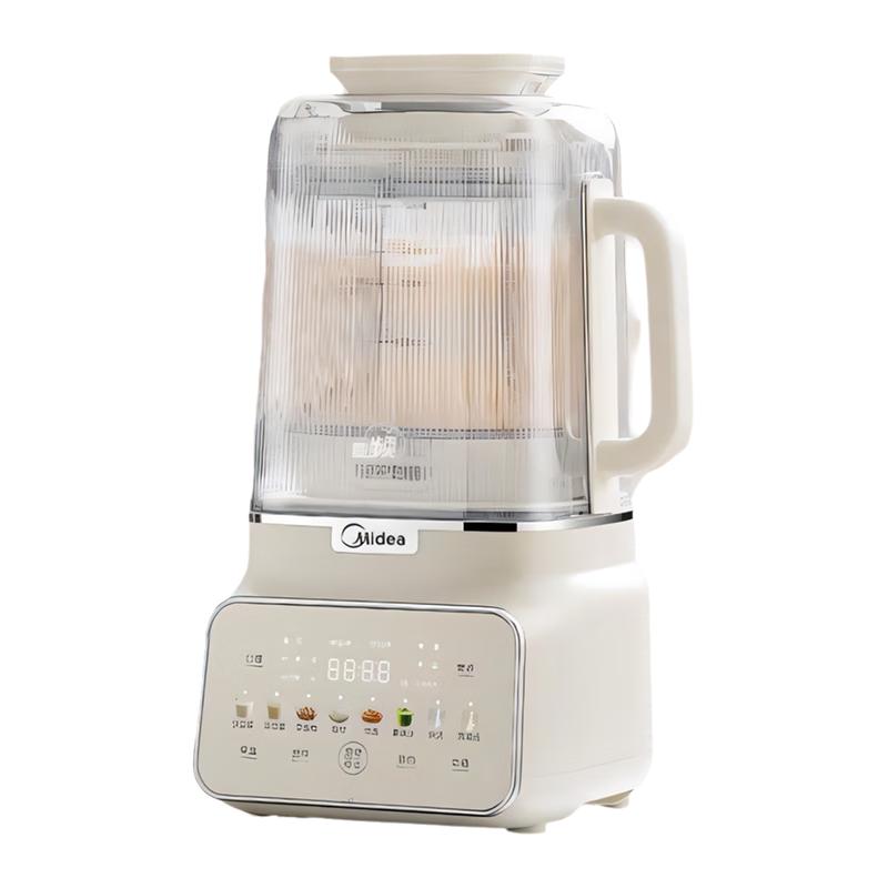 美的 轻音破壁机 家用榨汁机豆浆机1.75L大容量口感可调 变频电机多重降噪