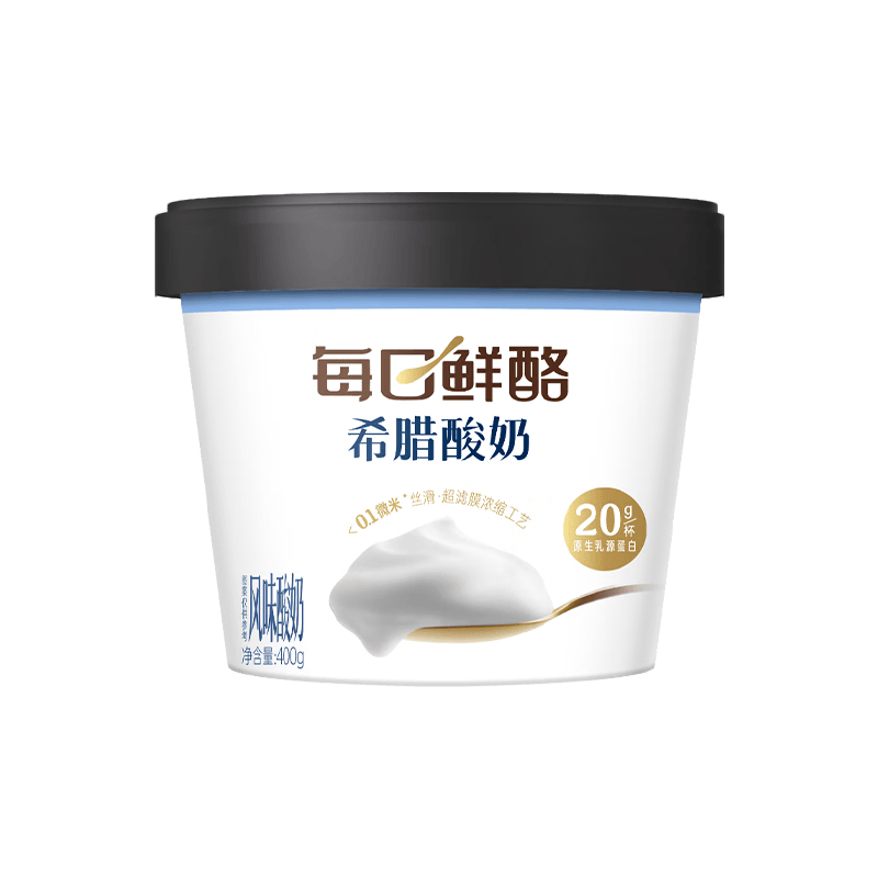 再降价: 蒙牛 每日鲜酪0蔗糖酸奶 杯装 400g × 4件 6.5元/件（共26元）