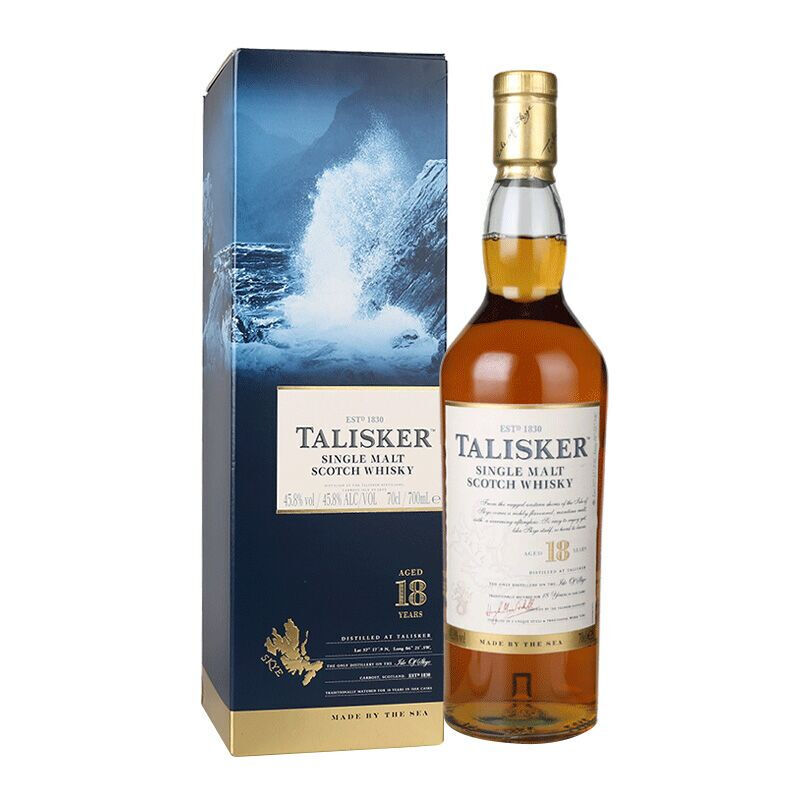 TALISKER 泰斯卡 18年 单一麦芽 苏格兰威士忌 45.8%vol 700ml 礼盒装 1694元（需用