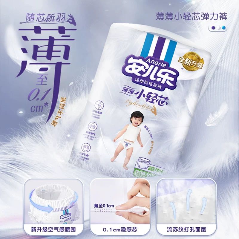 88VIP：Anerle 安儿乐 小轻芯拉拉裤XXL40 40.05元（需买5件，需用券）