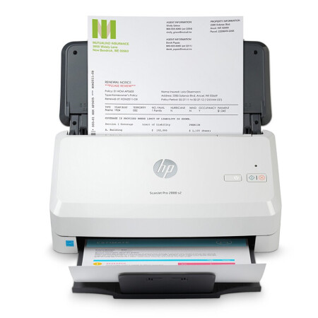 HP 惠普 ScanJet Pro 2000 s2 A4馈纸式高速扫描仪 1849元