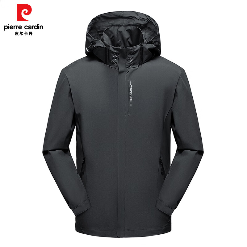 皮尔·卡丹 皮尔卡丹 情侣款防风防水冲锋衣外套 59.9元