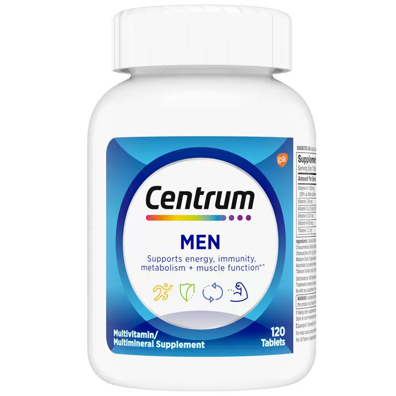 Centrum 善存 进口善存男士复合维生素b120粒番茄红素VC矿物质保健vb ￥49.5