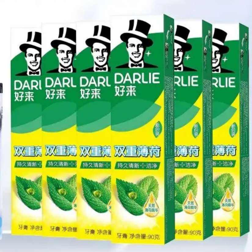 好来DARLIE 黑人牙膏 双重薄荷90g*6支+赠牙膏40g*2+牙刷*2 28.9元(需领券)