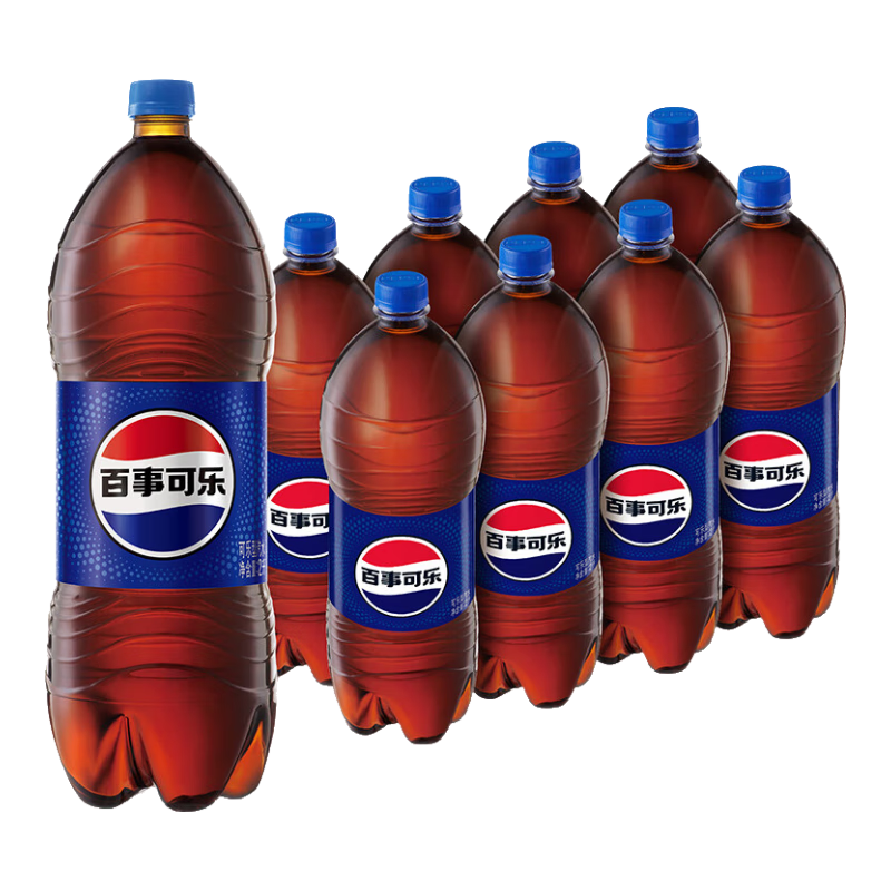 pepsi/百事可乐 原味可乐 饮料 瓶装 2L *8瓶 144.16元（合36.04元/件）