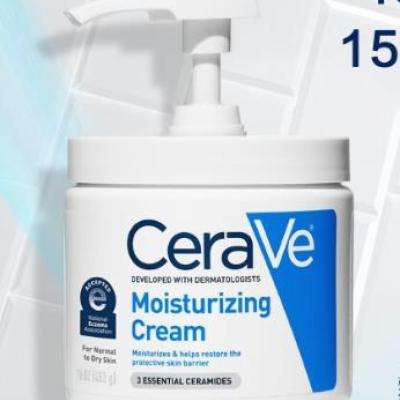 PLUS会员：CeraVe 适乐肤 高保湿润肤霜 453g 136.67元（需凑单，若叠加黑五券后1