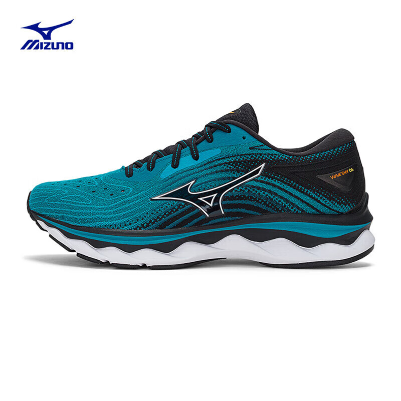 Mizuno 美津浓 男子跑步慢跑鞋 脚感柔软 减震回弹 WAVE SKY 6 223.03元（需用券）