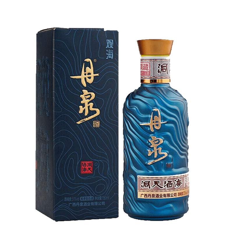 plus会员：丹泉 洞天酒海 观海小酒 洞藏 酱香型白酒 51度 150mL 1瓶 35.7元（需