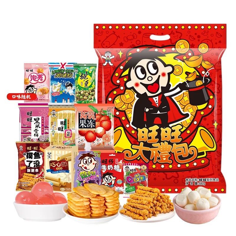 88VIP：Want Want 旺旺 零食大礼包680g×1袋 26.15元（需用券）