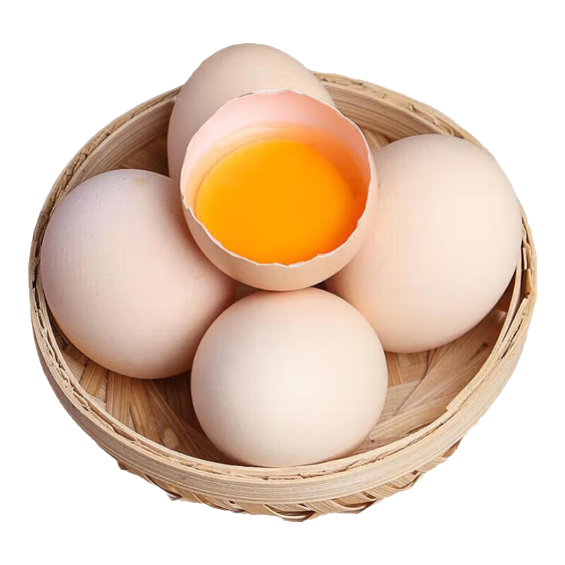 京喜加 正宗谷物喂养 农家土鸡蛋 初产蛋 40g±5g 现捡现发 6枚 1.01元
