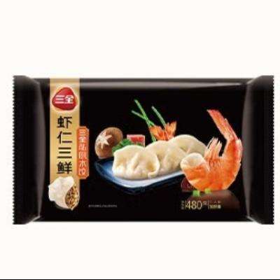 三全 虾皇饺 私厨虾仁三鲜水饺 480g (30只)*4件 49元包邮（12.25元/件）