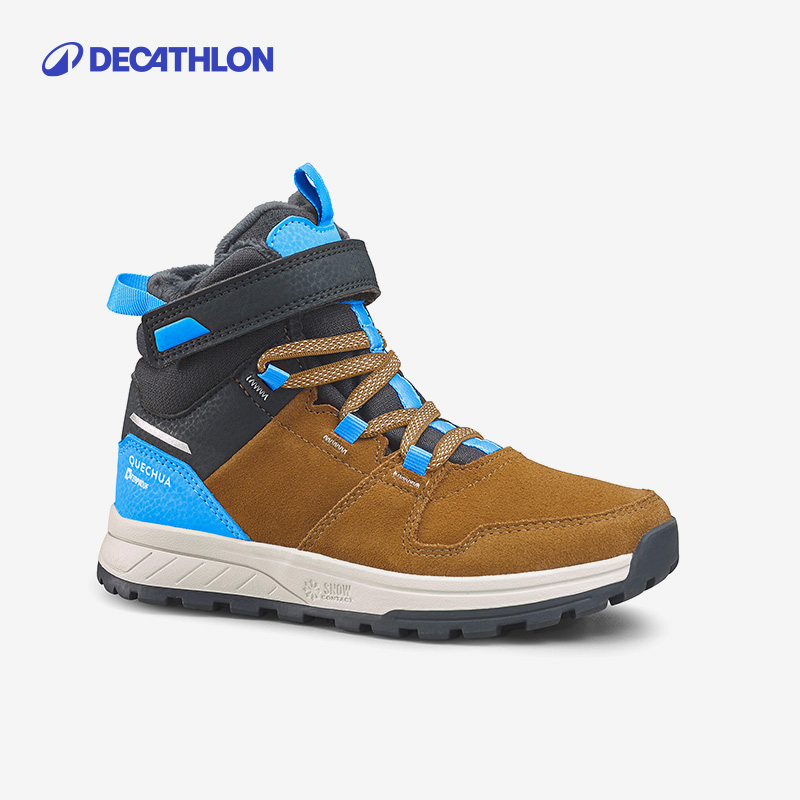 DECATHLON 迪卡侬 旗舰店儿童棉鞋男女童棉靴防水加绒加厚童鞋保暖雪地靴KIDS 