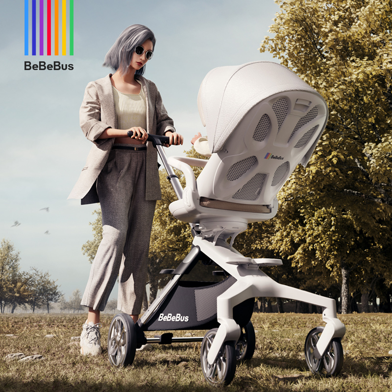 BeBeBus 遛娃神器轻便折叠可坐可躺高景观溜娃推车婴儿车 1630元（需用券）