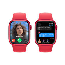 Apple 苹果 Watch Series 9 智能手表 GPS款 41mm 红色 橡胶表带 S/M 2434.76元（需用券