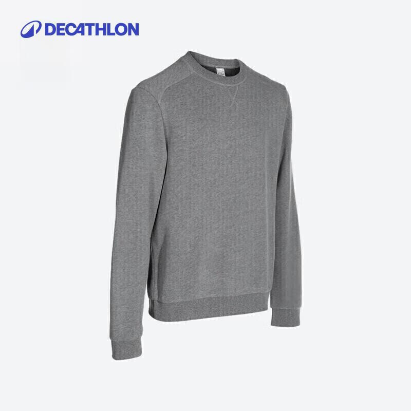 DECATHLON 迪卡侬 男子运动卫衣 8352586 灰色 S 79.9元