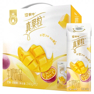 88VIP：蒙牛 真果粒牛奶芒果百香果口味240g*12包 17.02元+150淘金币