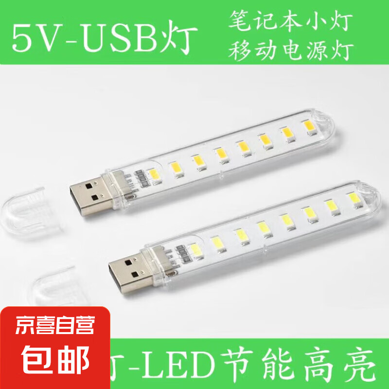 JX 京喜 LED小夜灯 USB节能高亮便携灯 0.99元