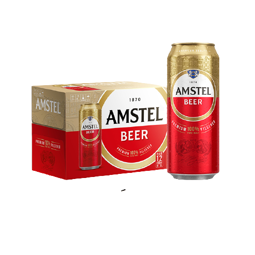 AMSTEL 红爵 Heineken 喜力 红爵啤酒 500ml*12听 75元（需用券）