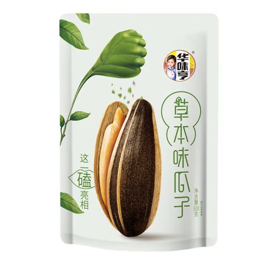 华味亨 500g多口味香瓜子*5件任选 33.75元（合6.75元/件）