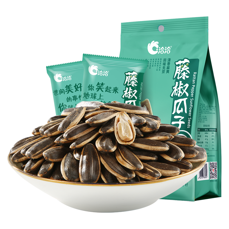 淘金币低至16.39元、88VIP：洽洽 藤椒瓜子 500g 19.01元