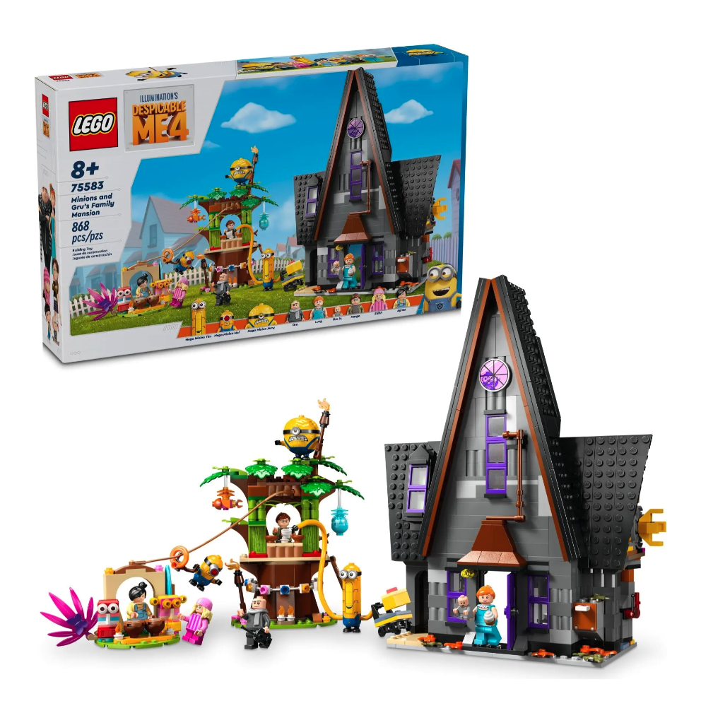 五一放价、PLUS会员：LEGO 乐高 神偷奶爸4系列 75583 小黄人和格鲁的豪宅 809.1元包邮（需用券）
