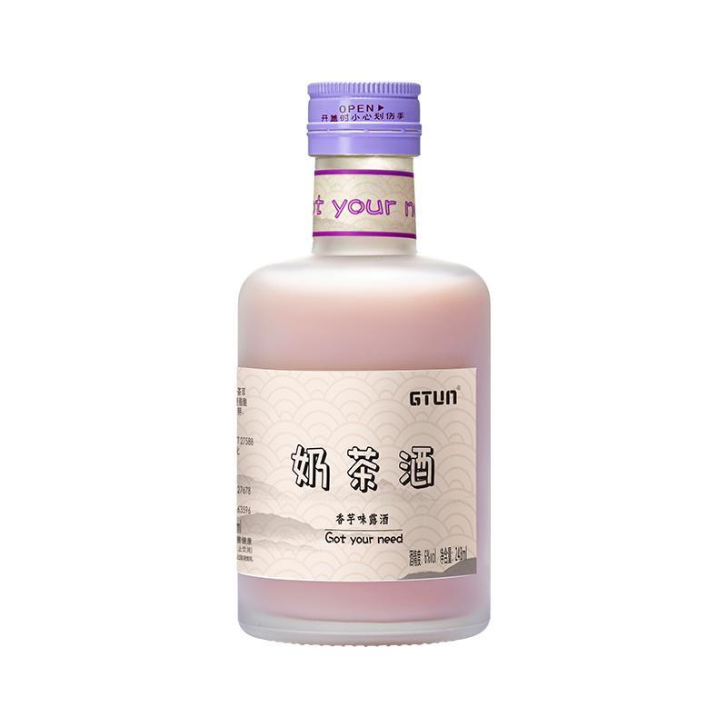 GTUN 奶茶酒香芋味 248ml ￥8.9