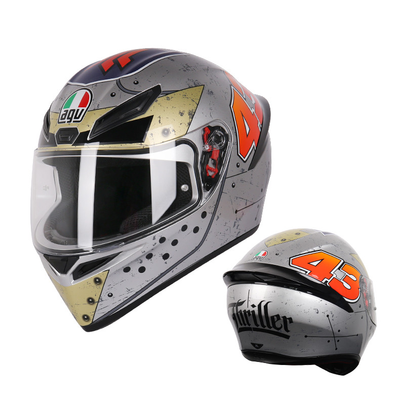 AGV 头盔 K1摩托车赛车盔机车全覆式男女摩旅轻量跑盔 741元（需用券）