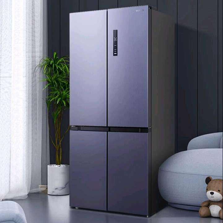 PLUS会员：华凌 美的冰箱出品551十字对开一级能效双变频冰箱HR-551WSP 2347.85元