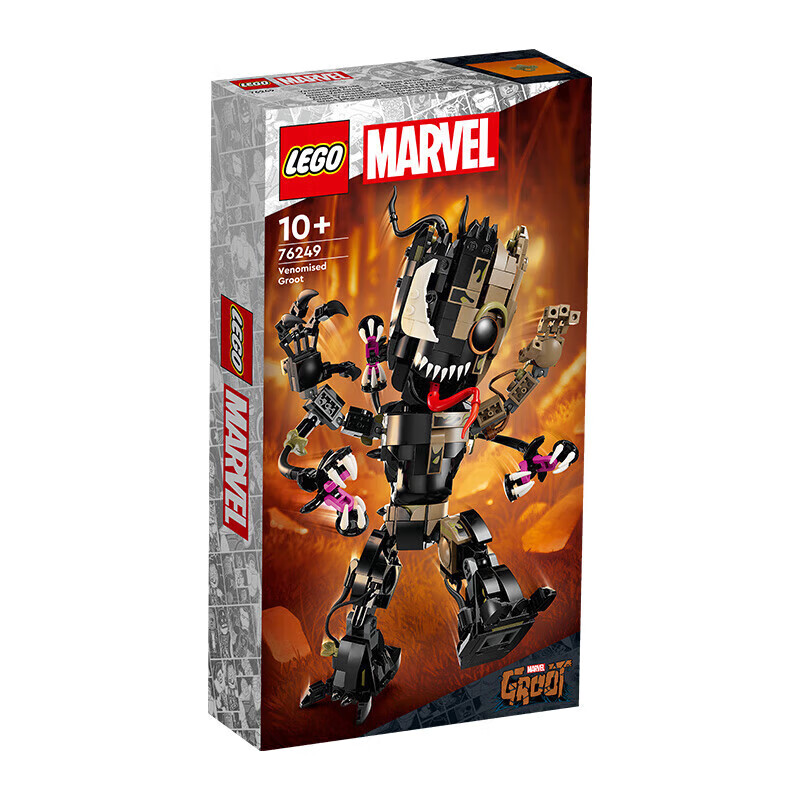 LEGO 乐高 积木拼装超级英雄76249 毒液化格鲁特男孩女孩儿童玩具儿童节礼物 
