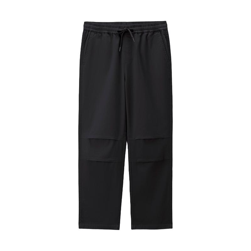 佐丹奴 裤子男秋冬抽绳松紧腰休闲裤膝部打褶伞兵裤男01115096 79元