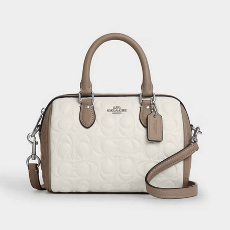 COACH MINI ROWAN 女士单肩斜挎手提波士顿包CY744 1290元
