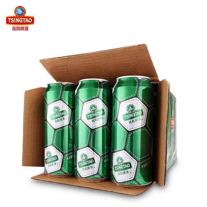 青岛啤酒 足球罐 啤酒 500ml 45.2元（需买2件，共90.4元）