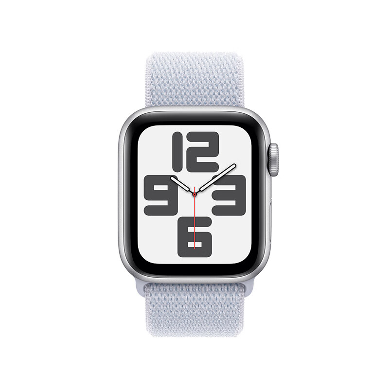 Apple 苹果 Watch SE 智能手表GPS款40毫米银色铝金属表壳青云色回MXF33CH/B 1549元