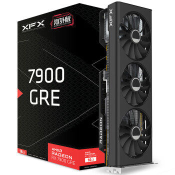 XFX 讯景 AMD RADEON RX 7900 GRE 16GB 海外版 电竞游戏渲染独立显卡 ￥4799