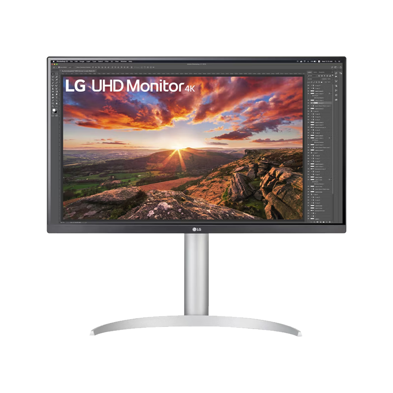 LG 27UP550N 27英寸4K顯示器 IPS面板 Mac外接Type-C 90W反向充電 HDR10 設計師 商務辦