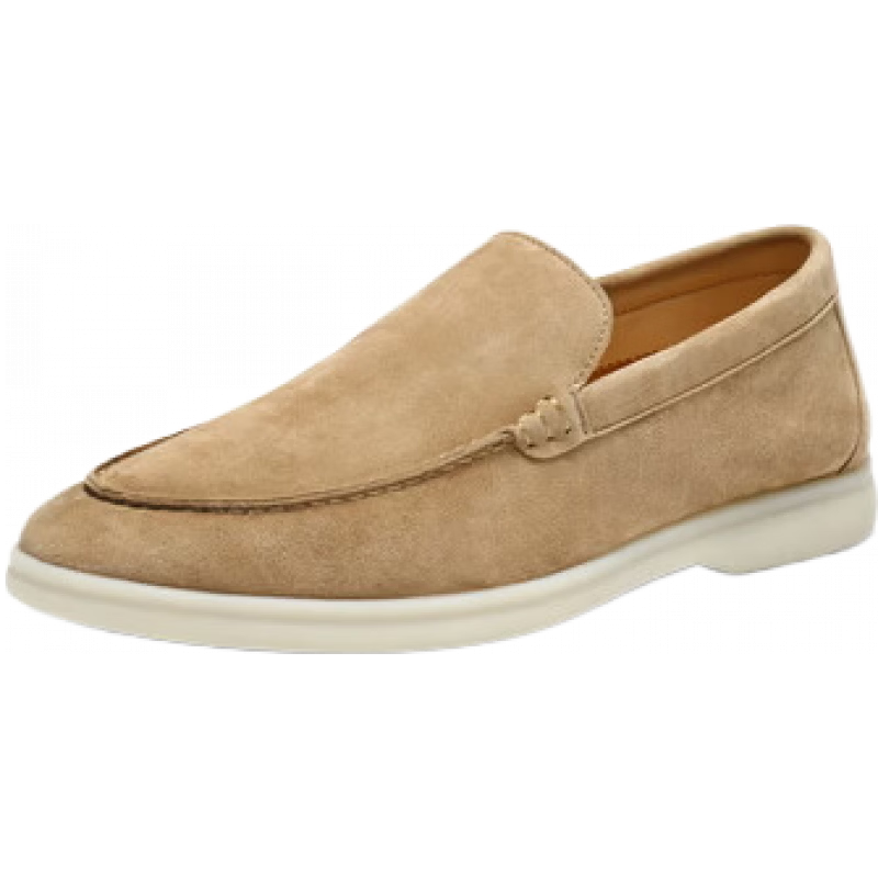 百丽 羊皮 男士乐福鞋 卡其色 39 (245mm) 699元