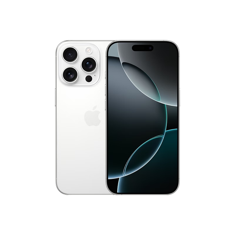 Apple/苹果 iPhone 16 Pro 手机 双卡双待 白色钛金属 256G 7549元