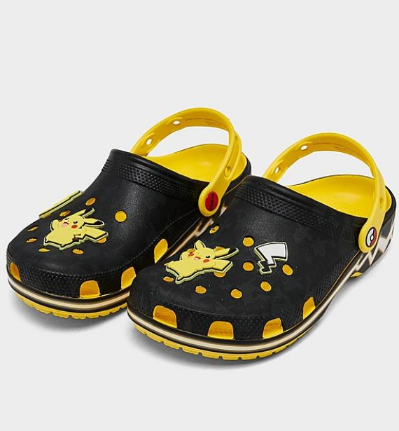 CROCS X POKEMON 皮卡丘 大童款洞洞鞋 4.5折 $25（约181元）