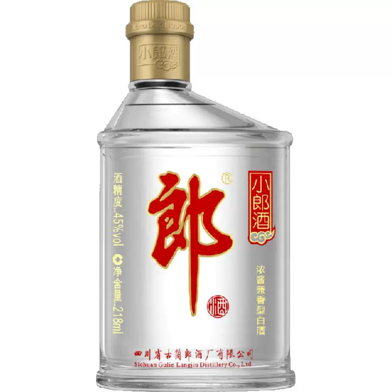 LANGJIU 郎酒 经典小郎酒45度218ml/瓶浓酱兼香型纯粮食聚会畅饮郎送礼白酒 ￥2