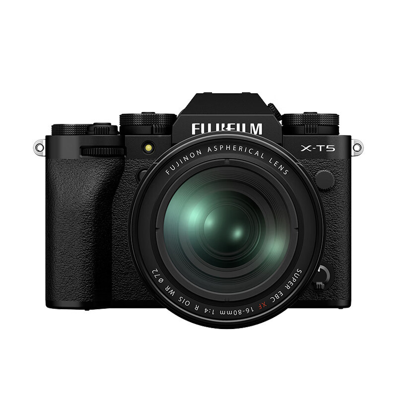 16点开始：FUJIFILM 富士 X-T5 APS-C画幅 微单相机 黑色 XC 16-80mm OIS WR 变焦镜头 