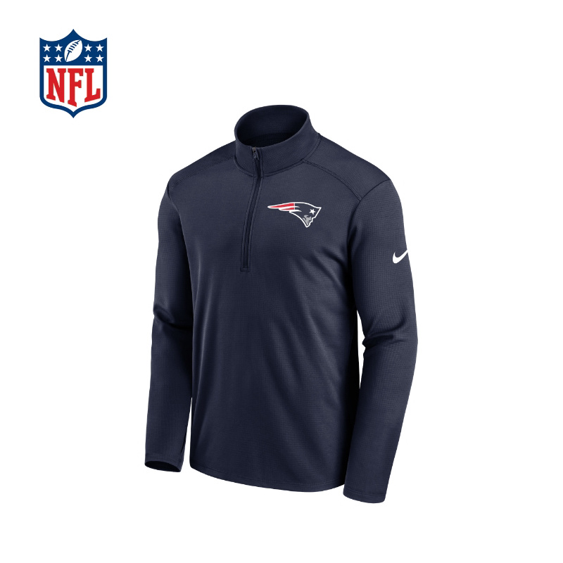 NFL 新英格兰爱国者 队徽 半拉链长袖运动衫 -男子 375元