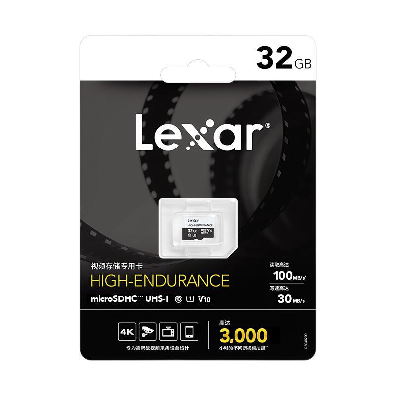 Lexar 雷克沙 Micro-SD存储卡 32GB 49.9元