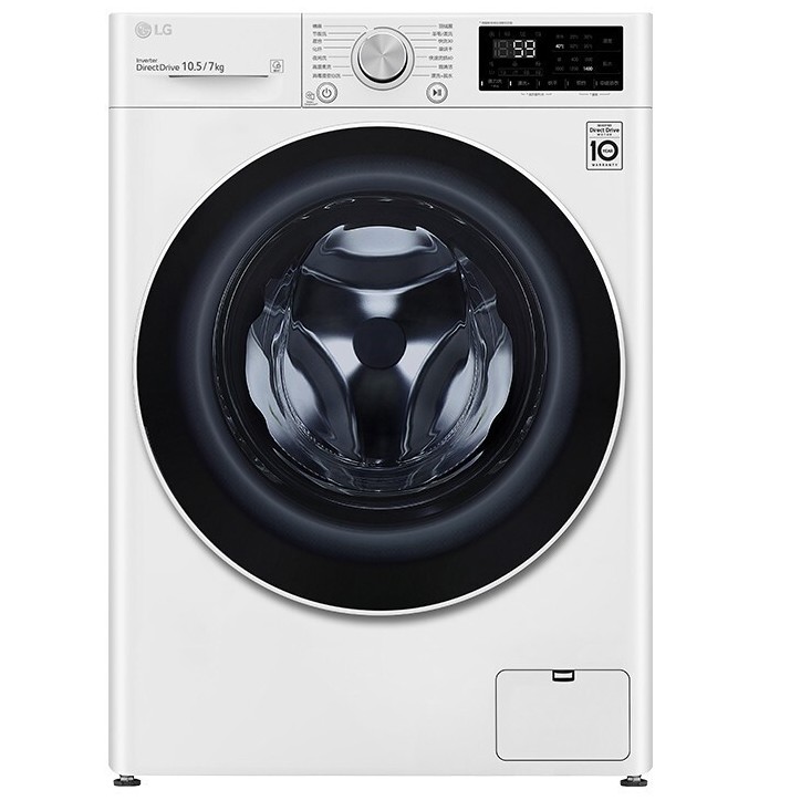 LG 乐金 纤慧系列 FCY10R4W 洗烘一体机 10kg 白色 2177.6元