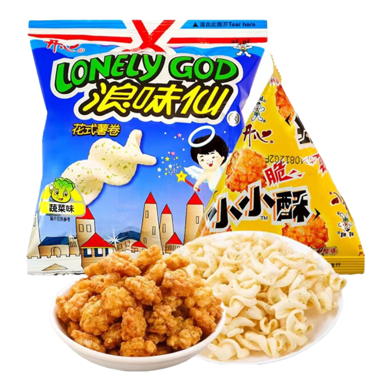 旺旺 浪味仙卡兹脆小小酥 爆款组合装 298g 9.36元/件（共18.72元）