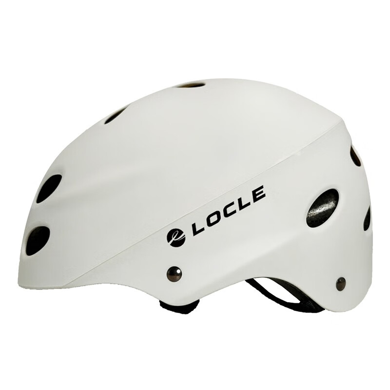 LOCLE 洛克勒 徒步登山攀岩头盔成人男女哑光白 L(55-60cm) 89元（需用券）