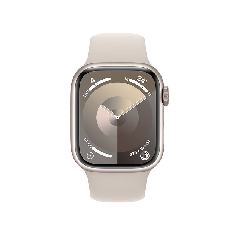 Apple 苹果 Watch Series 9 智能手表 GPS款 41mm 星光色 橡胶表带S/M 2719元（需用券