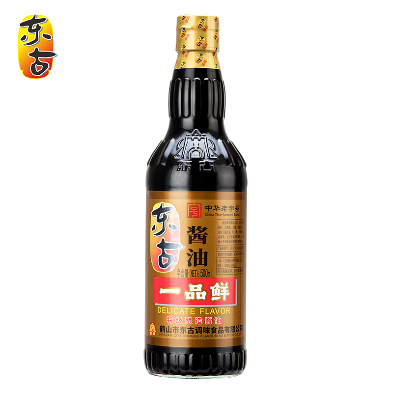 东古一品鲜 特级酱油 500ml/瓶 6.62元