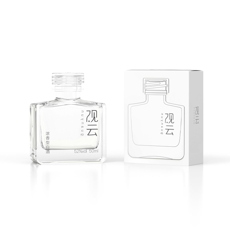 GuanYun 观云 出东方Nano 52%vol 浓香型白酒 50ml 单瓶装 9.9元