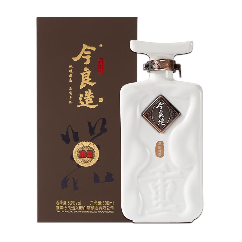 今良造 重器 53%vol 酱香型白酒 500ml 整箱装 260元